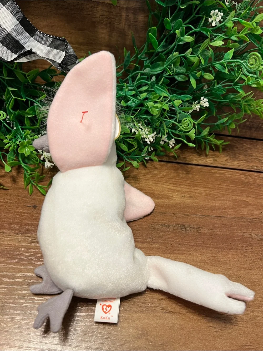 TY Beanie Baby Kuku the Cockatoo TAG ERRORS RARE RETIRED 1997 1998